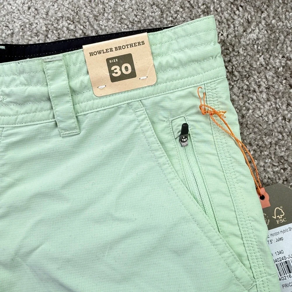 Howler Bros Hybrid Horizon 2.0 Men's Ripstop Julep Shorts Size 30 NEW